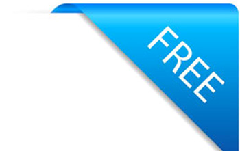 side3 Stylised image of the word 'Free' in white - set against a blue background